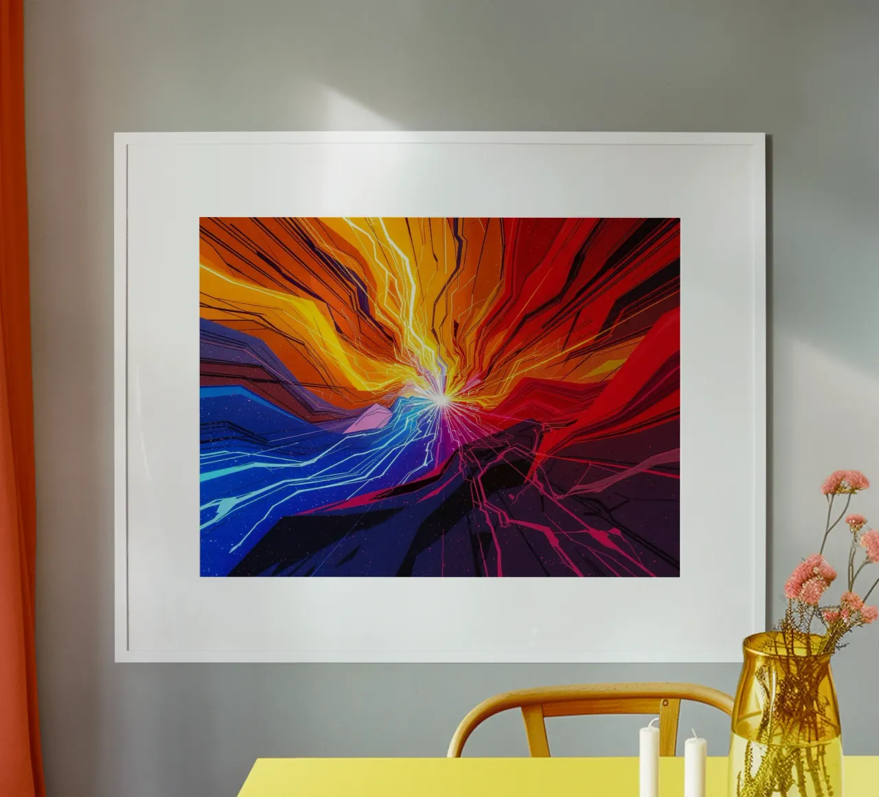 Gebroken schijnwerper poster van CASTILO