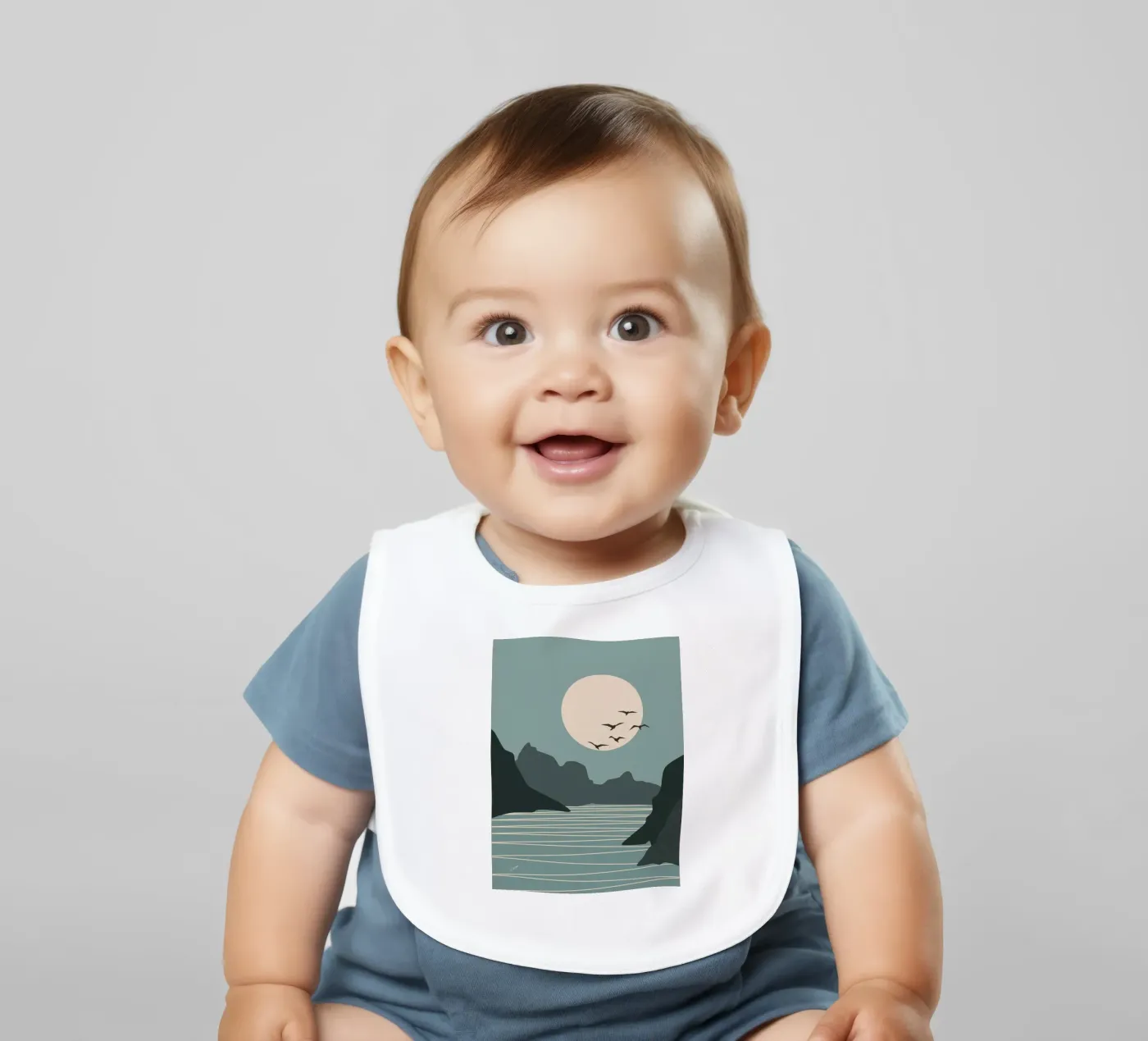 Mondseite Babylätzchen von zeriayam