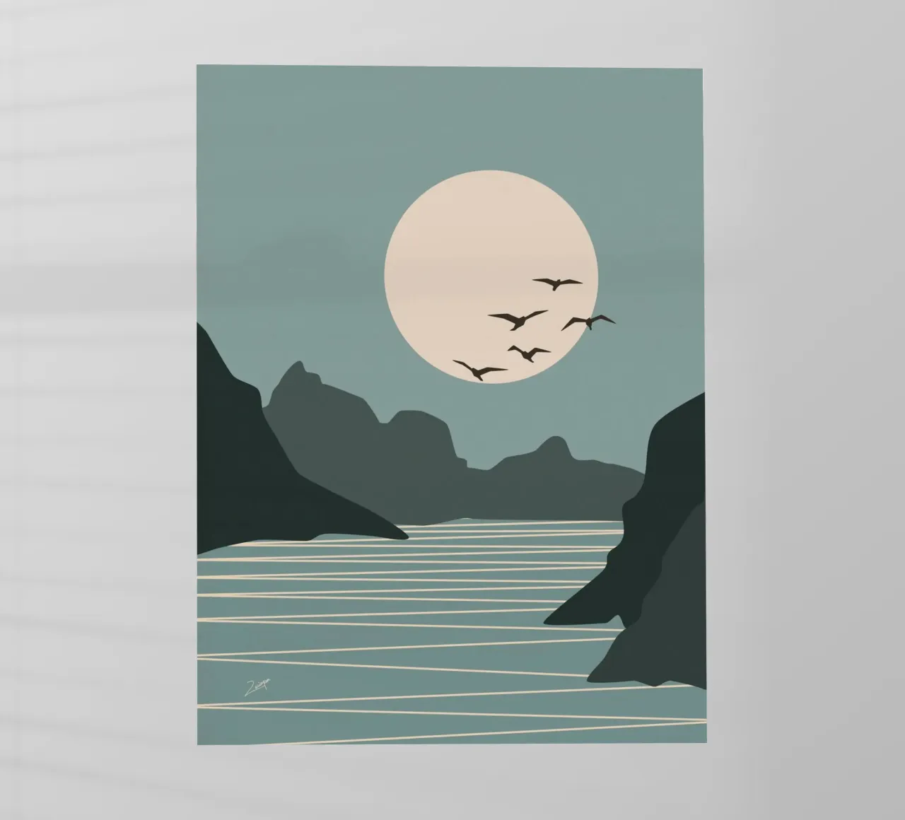 Lato Luna pellicola backlit da zeriayam