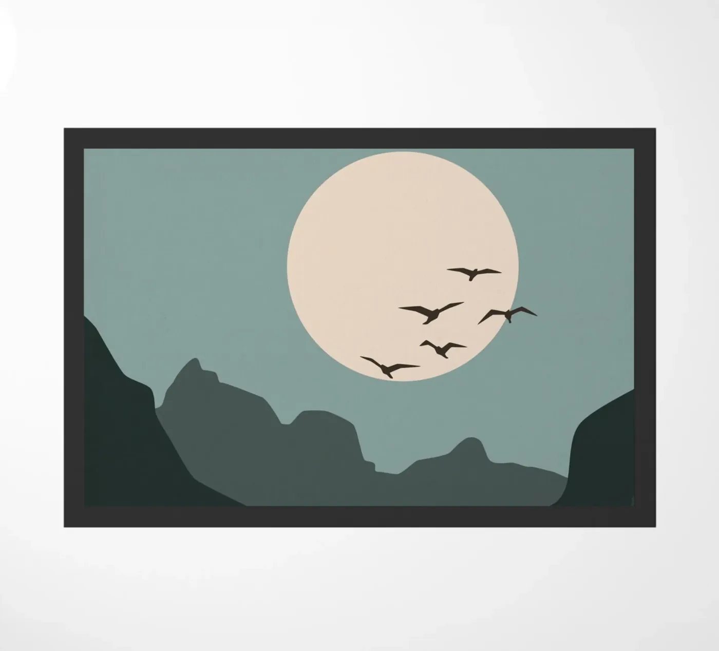 Moon Side doormat by zeriayam