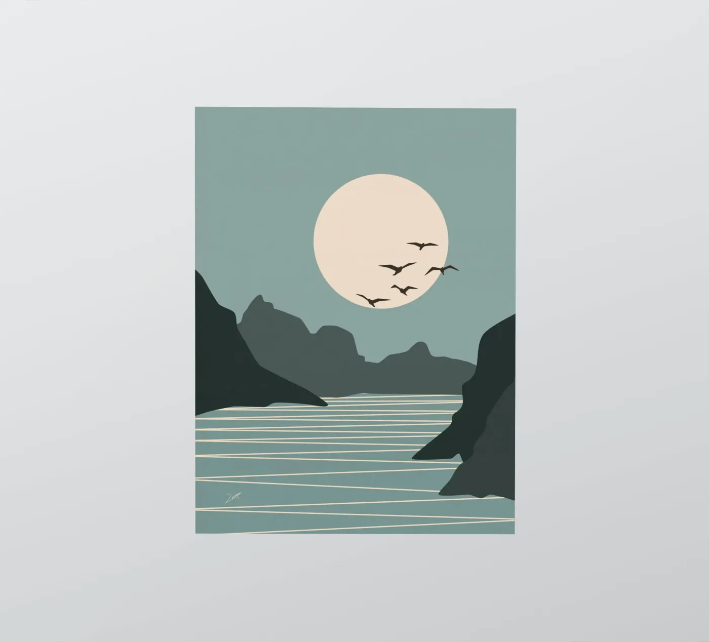 Moon Side sticker by zeriayam