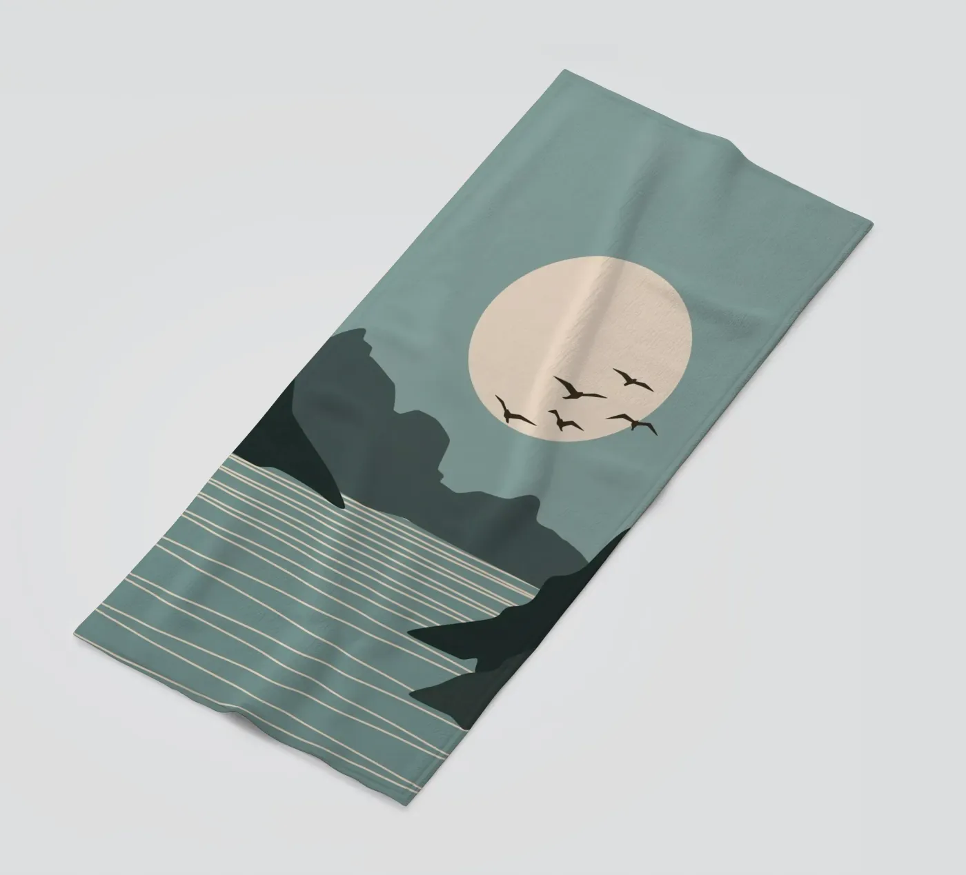 Moon Side serviette de plage de zeriayam