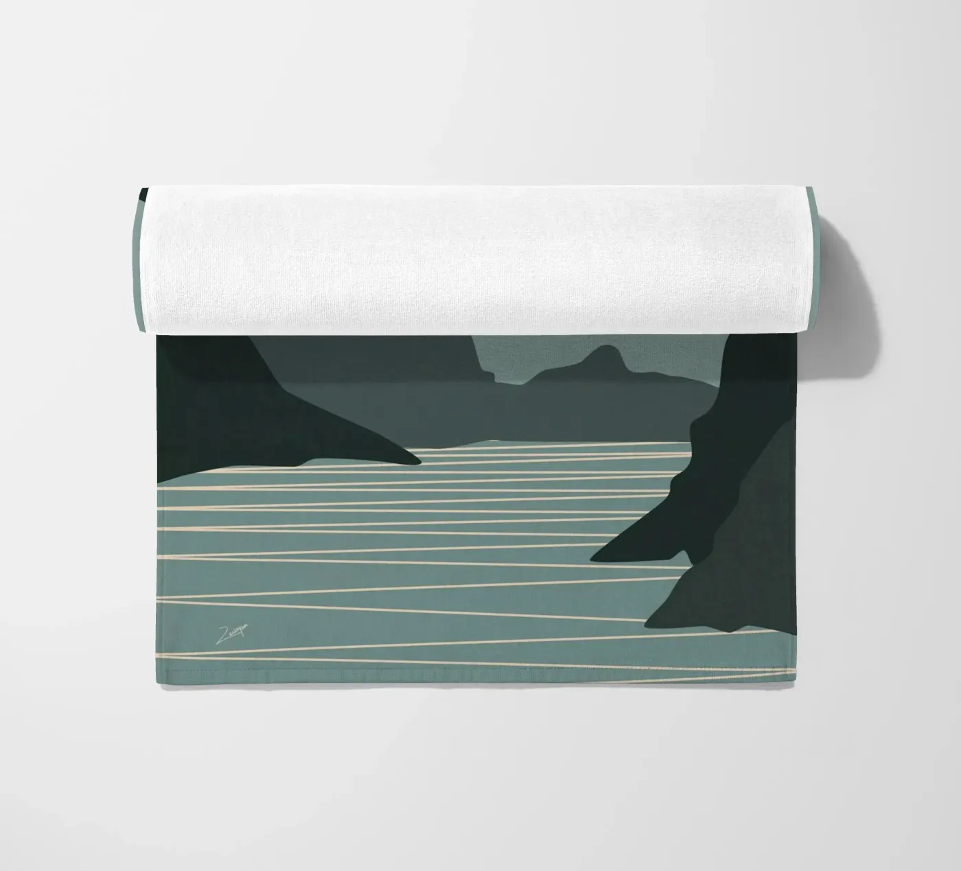Moon Side serviette de plage de zeriayam