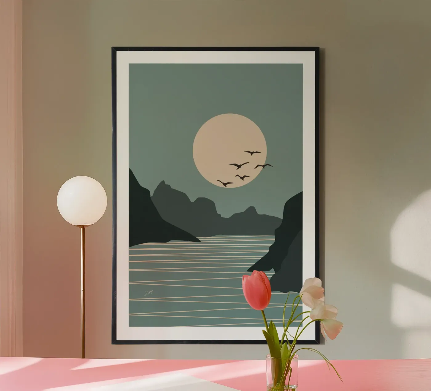 Moon Side Poster von zeriayam