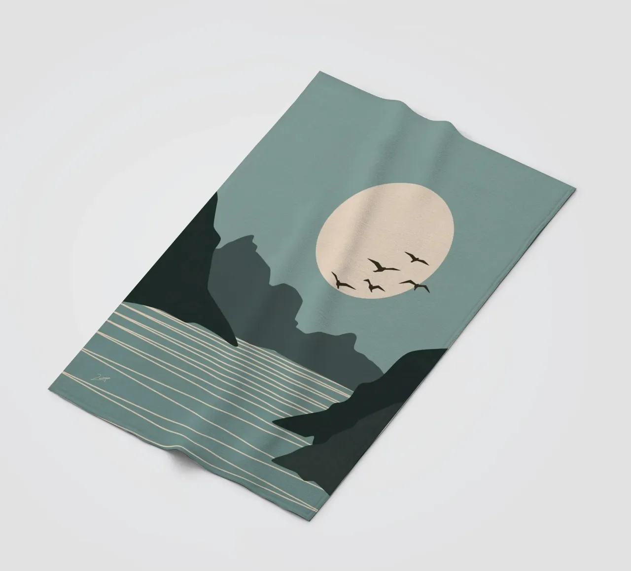 Moon Side fleecedeken van zeriayam