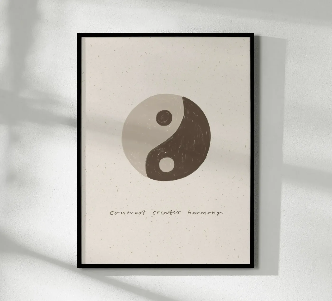 Ying Yang Quote poster da KRUTH DESIGN