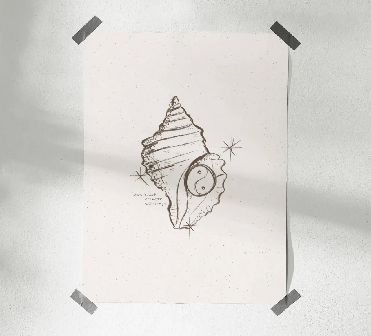 Ying Yan Shell poster by KRUTH DESIGN