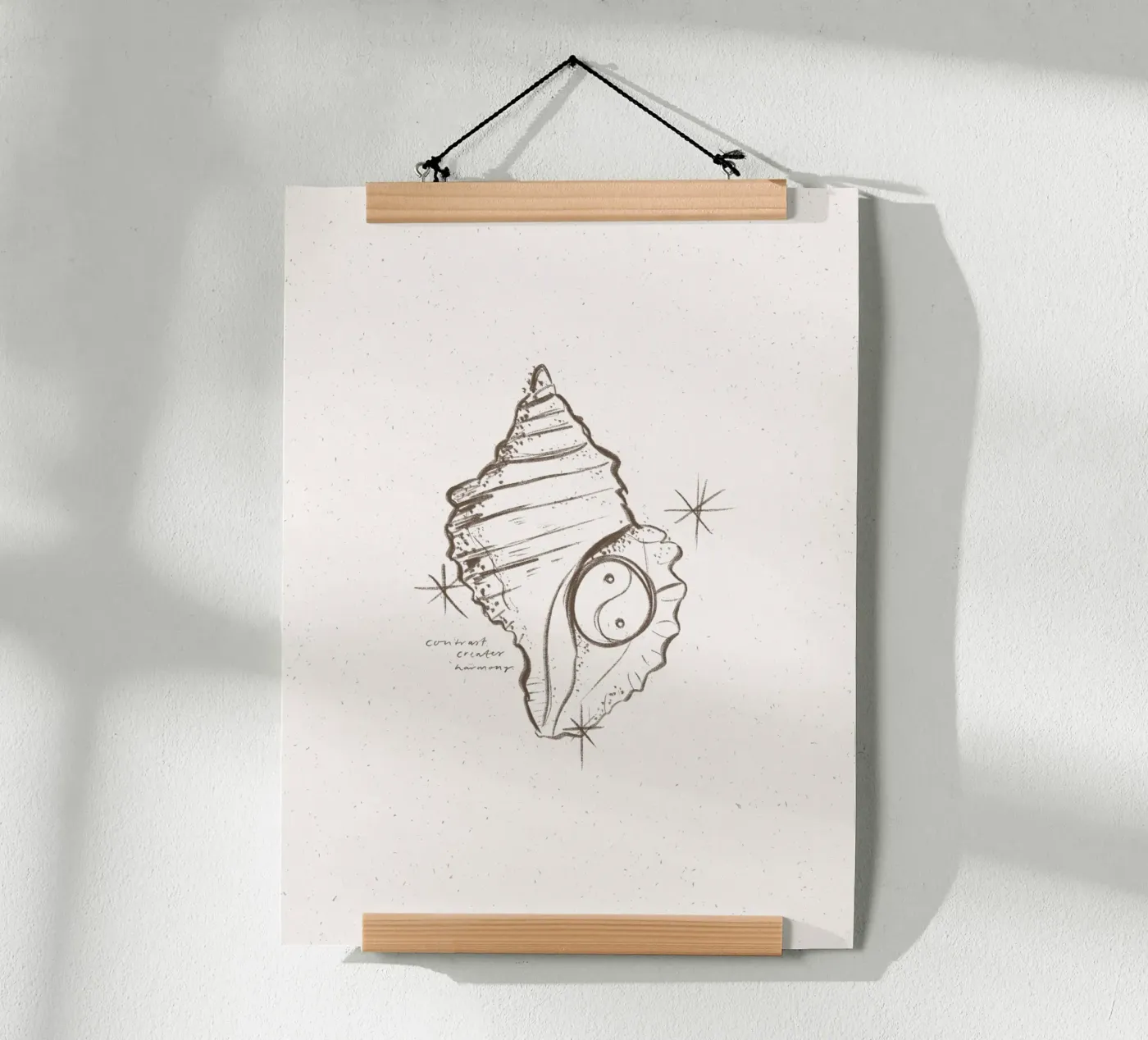 Ying Yan Shell poster de KRUTH DESIGN