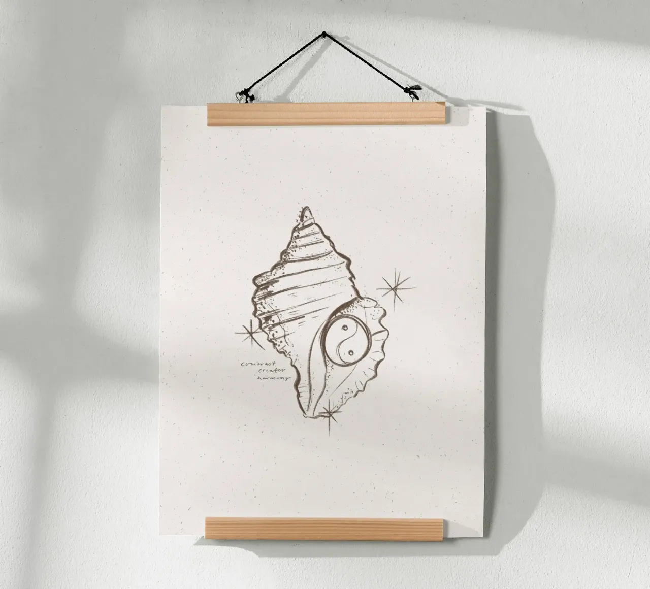 Ying Yan Shell poster by KRUTH DESIGN