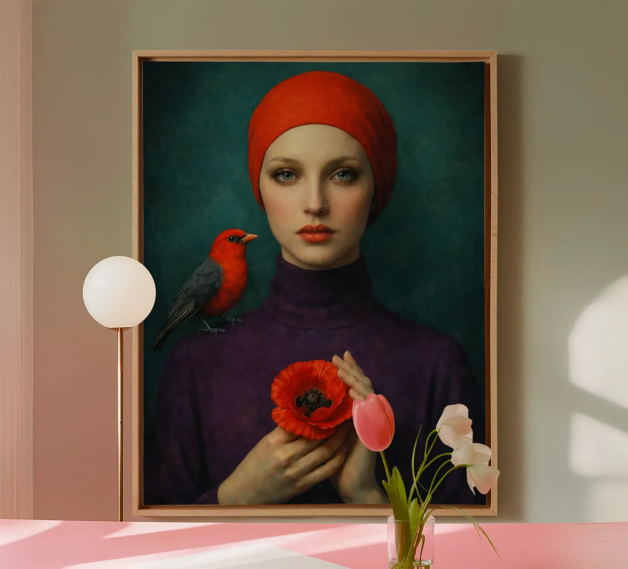 Ingrid e Titty tela da vincenzomarzocchiartist