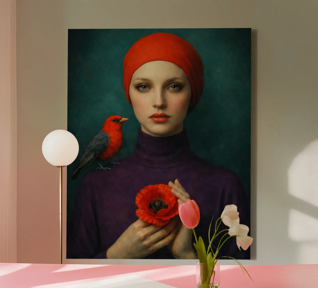 Ingrid e Titty tela da vincenzomarzocchiartist