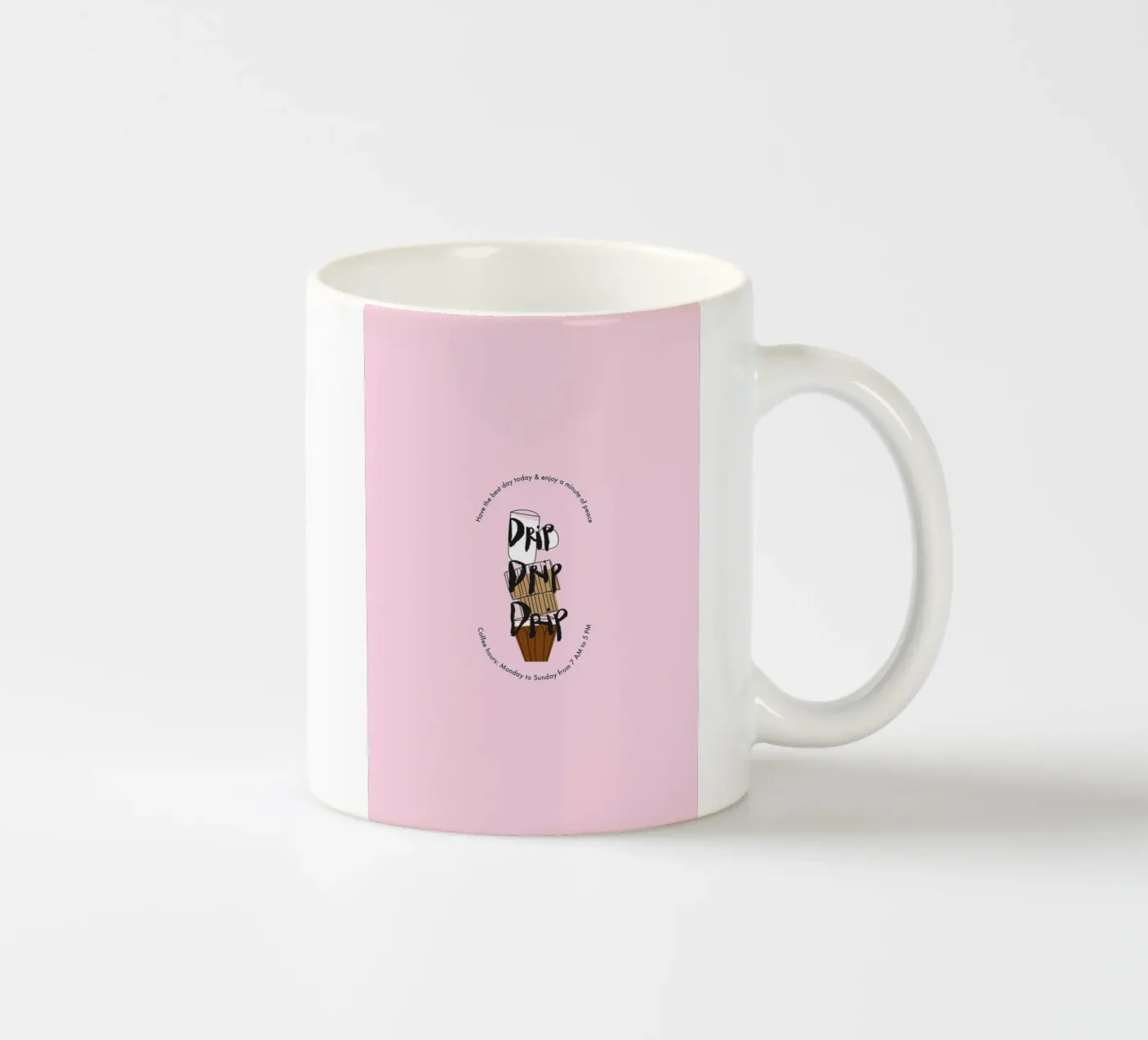 Drip drip drip ceramic mug by Brushmeetspaper