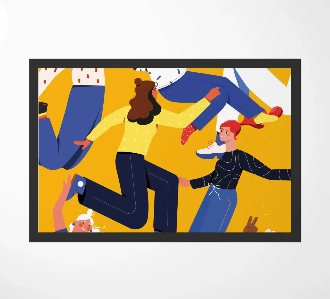 Friends Fußmatte von Tamsen Design