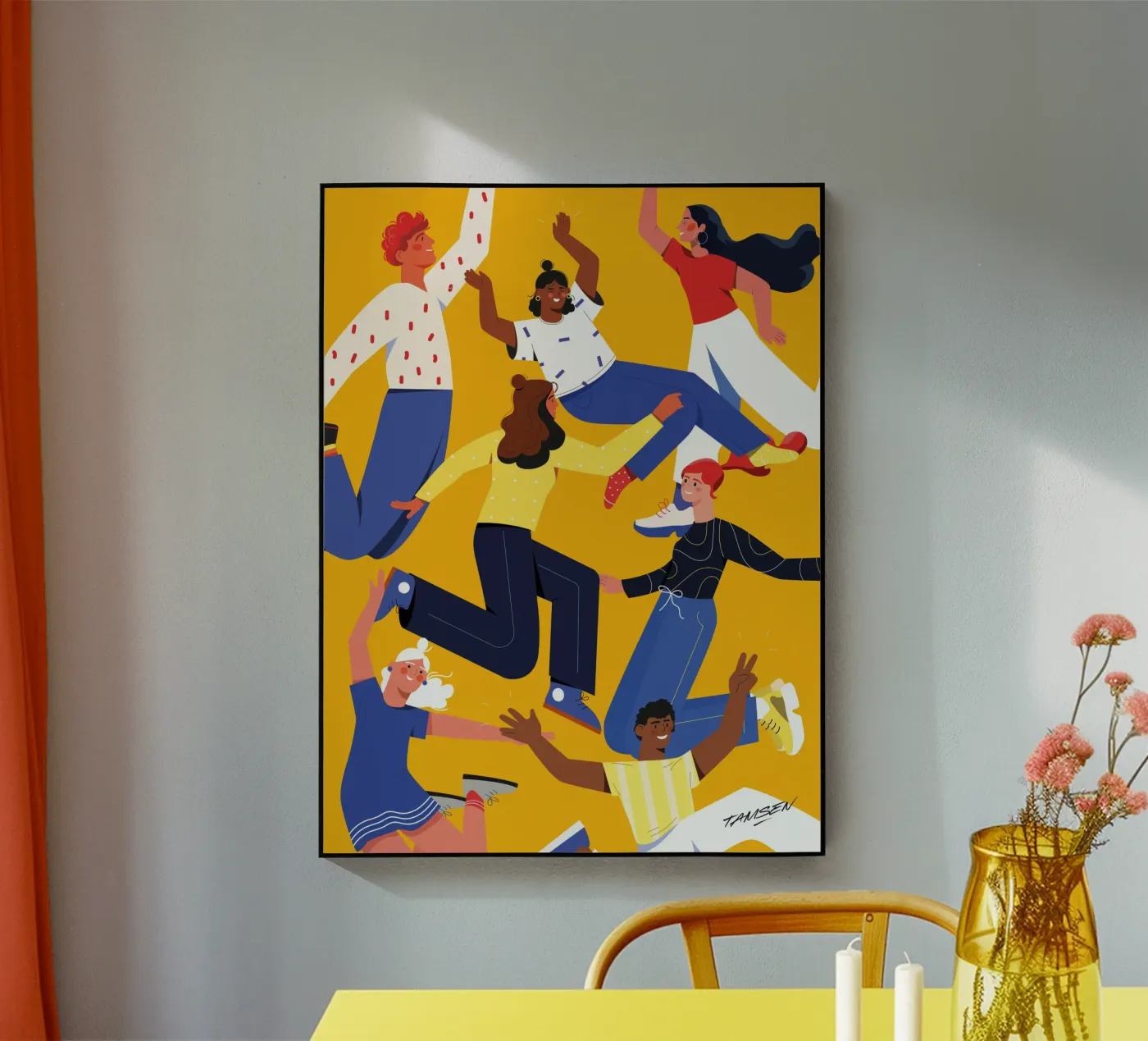 Friends Acryl-Glas von Tamsen Design