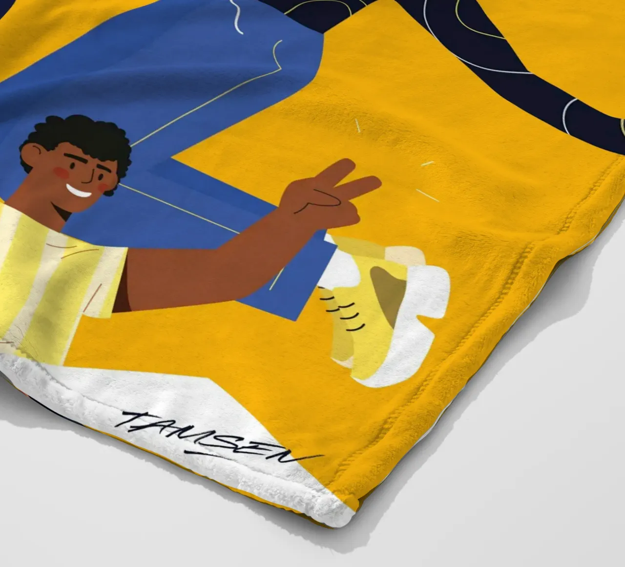 Friends Fleecedecke von Tamsen Design