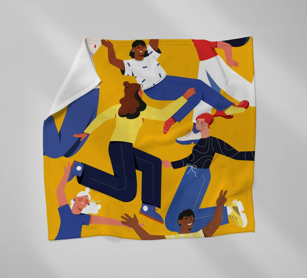 Friends Fleecedecke von Tamsen Design