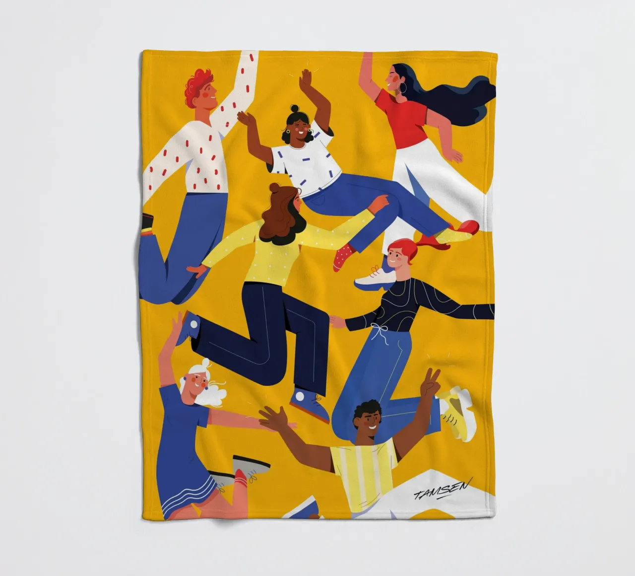 Friends Fleecedecke von Tamsen Design