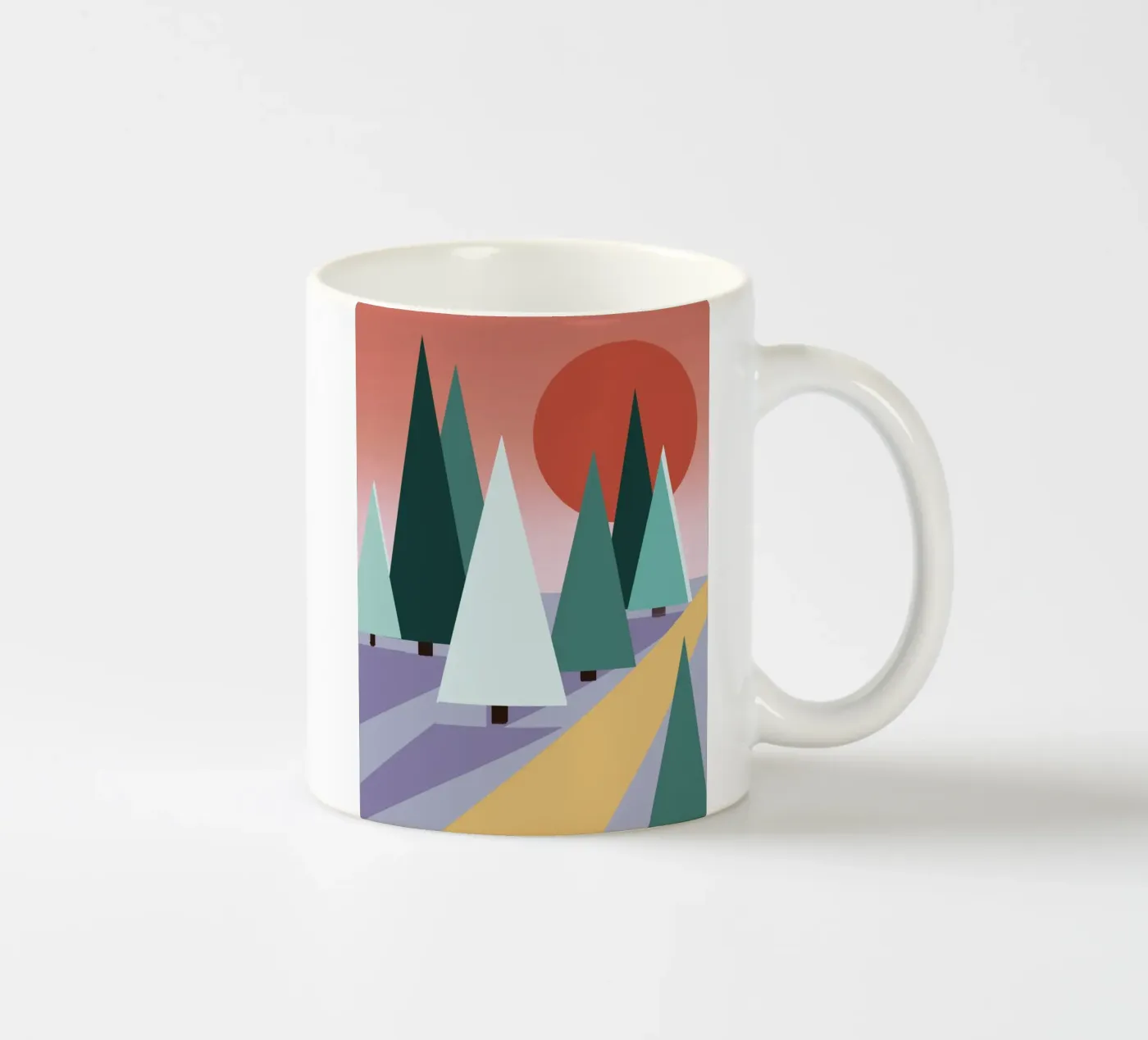 forest ceramic mug by by elle arts moments