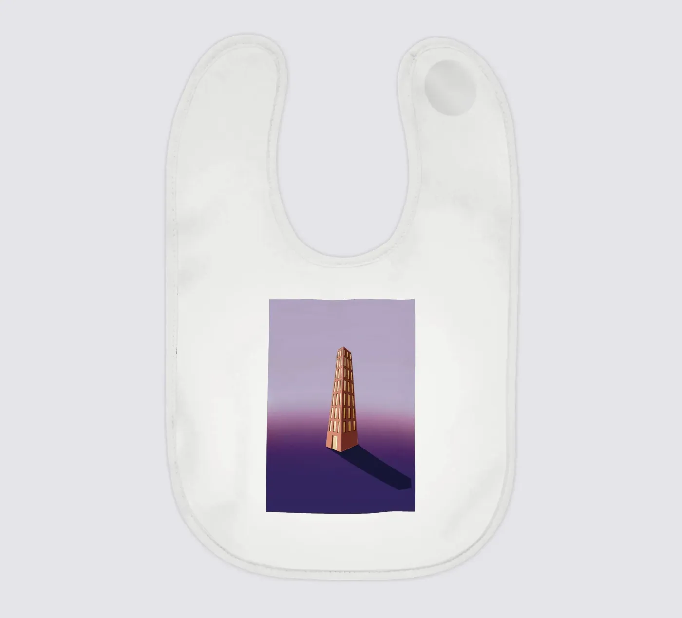 skyscraper Babylätzchen von by elle arts