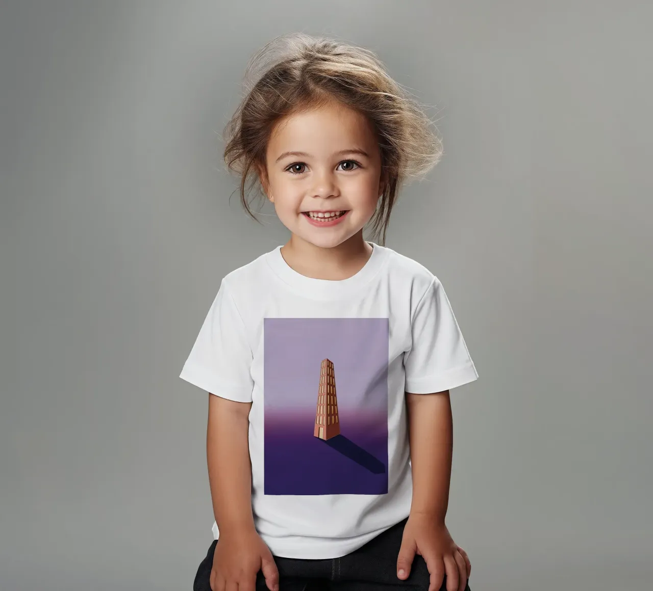 skyscraper t-shirt bambini da by elle arts