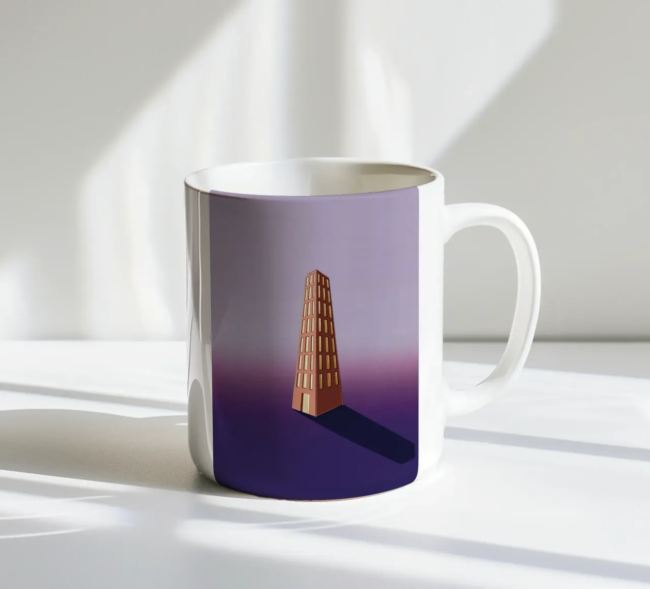 skyscraper ceramic mug by sketch_visual_studio