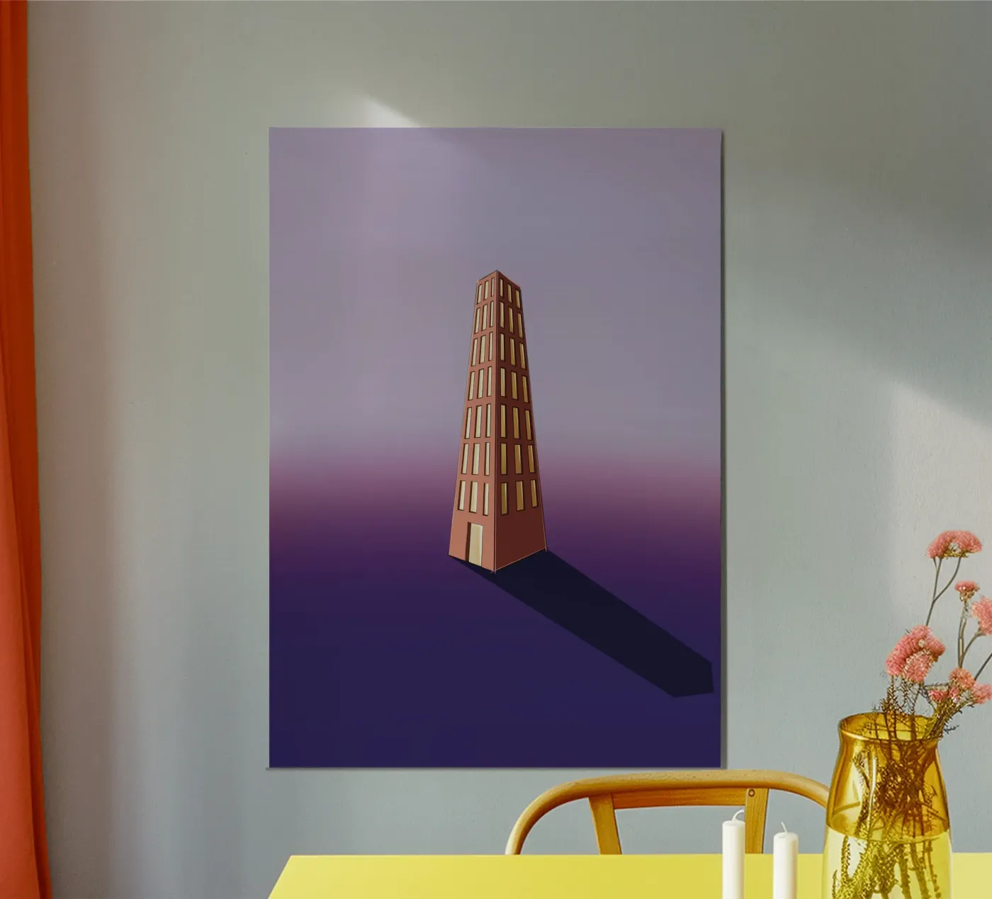 skyscraper Forex-Platte von by elle arts
