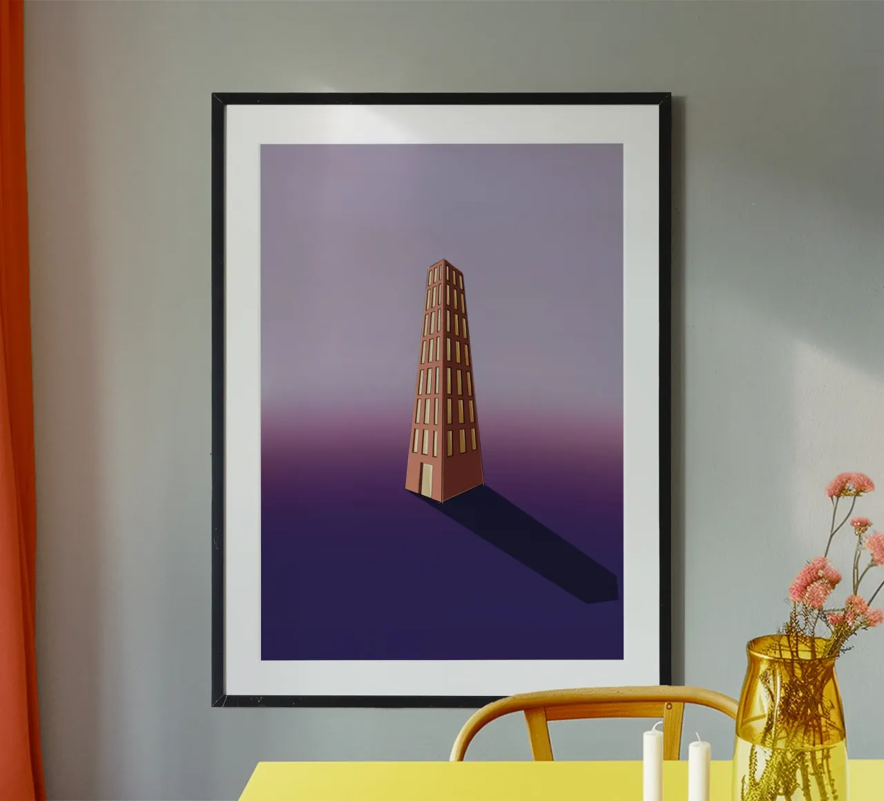 skyscraper poster van sketch_visual_studio