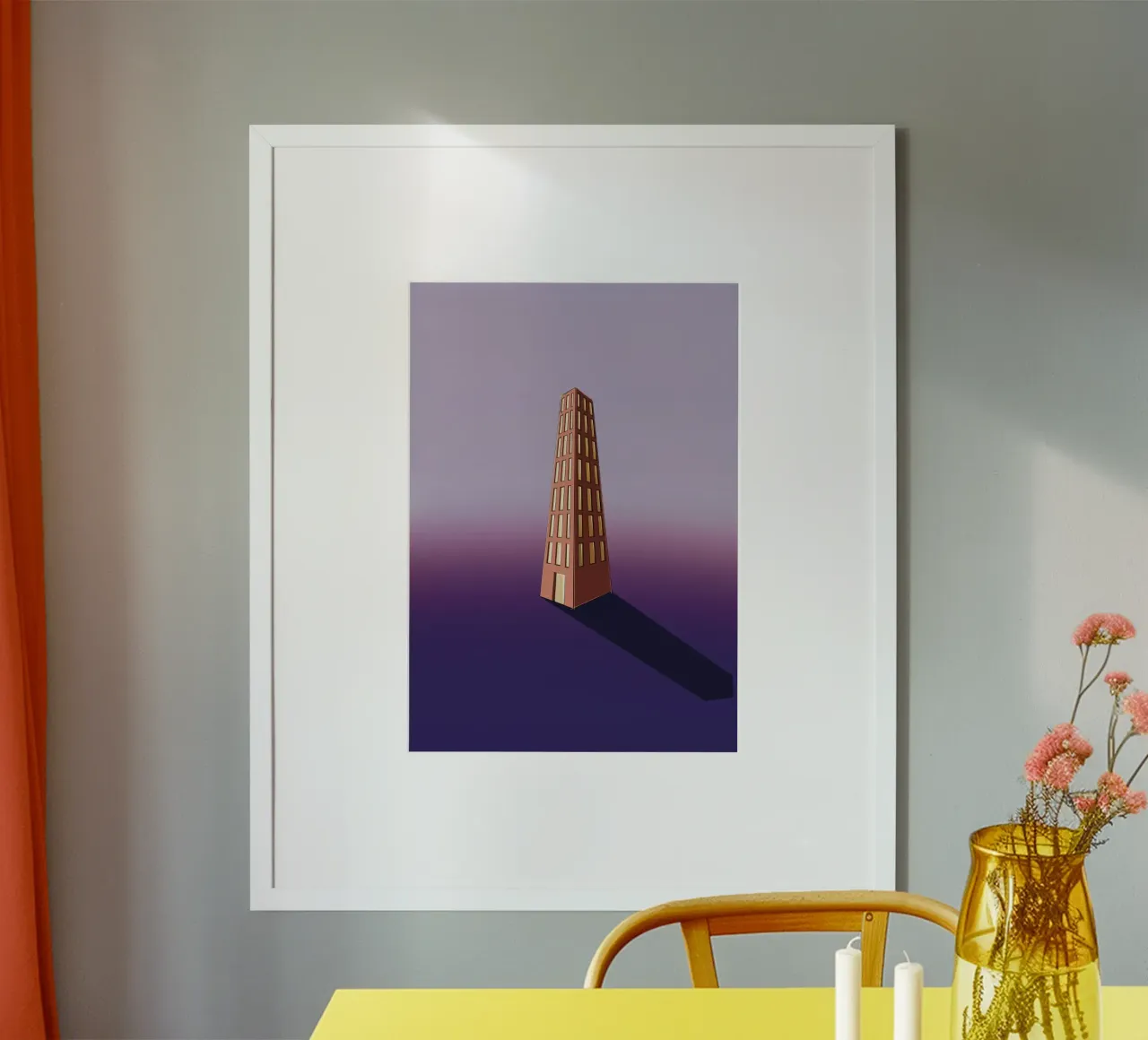 skyscraper poster van sketch_visual_studio