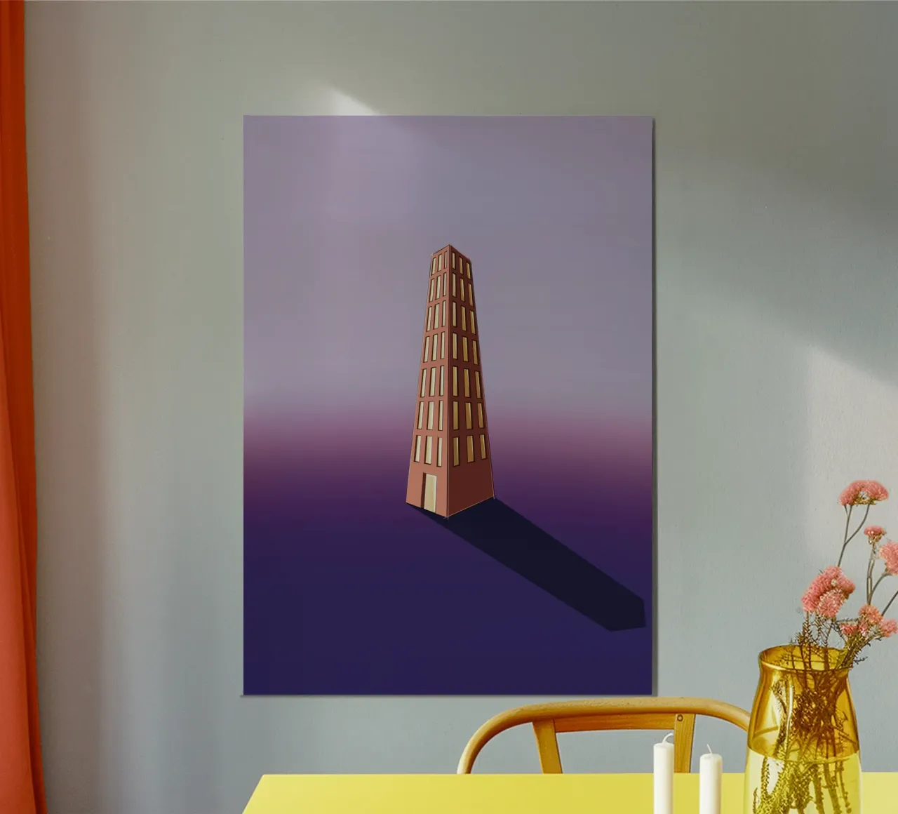 skyscraper poster van sketch_visual_studio