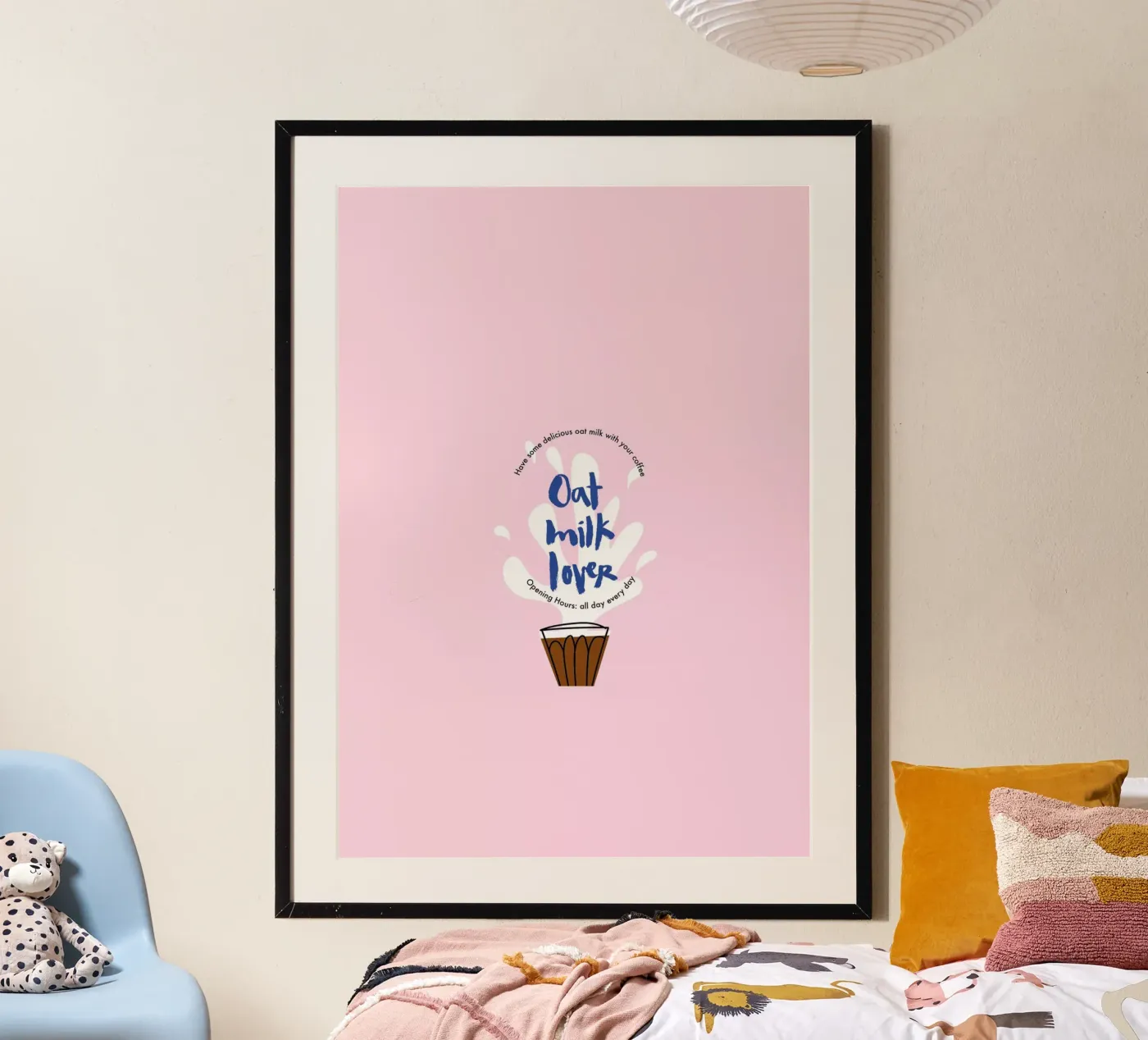 Oat milk lover poster da Brushmeetspaper
