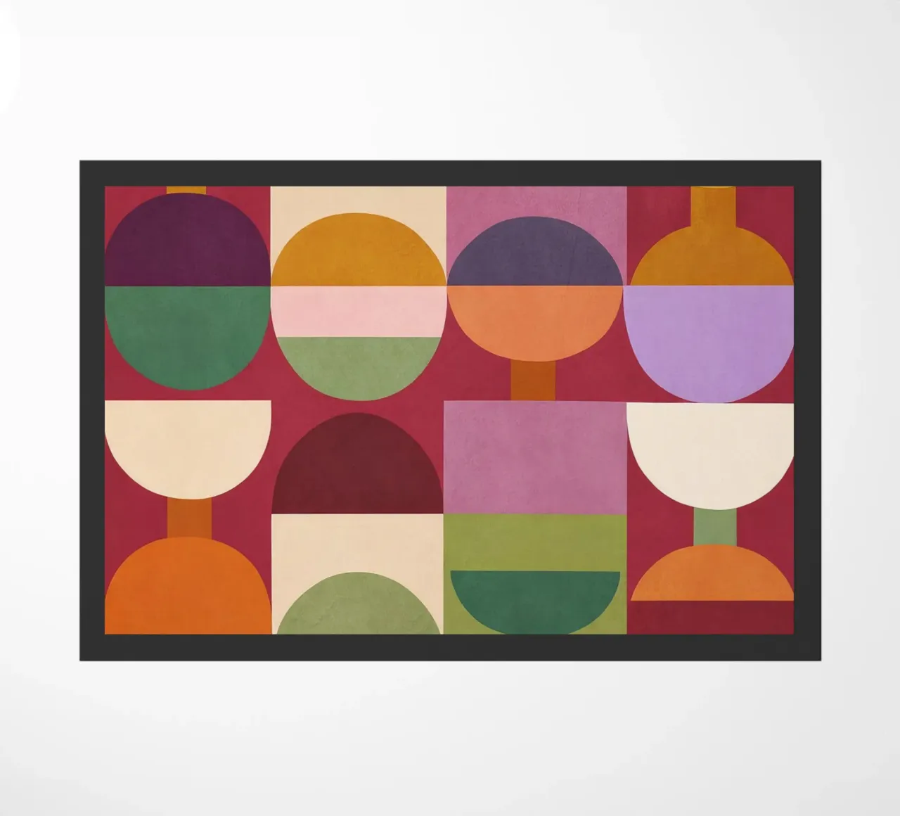 Shape and Color I doormat by M.A.Z.U.N.