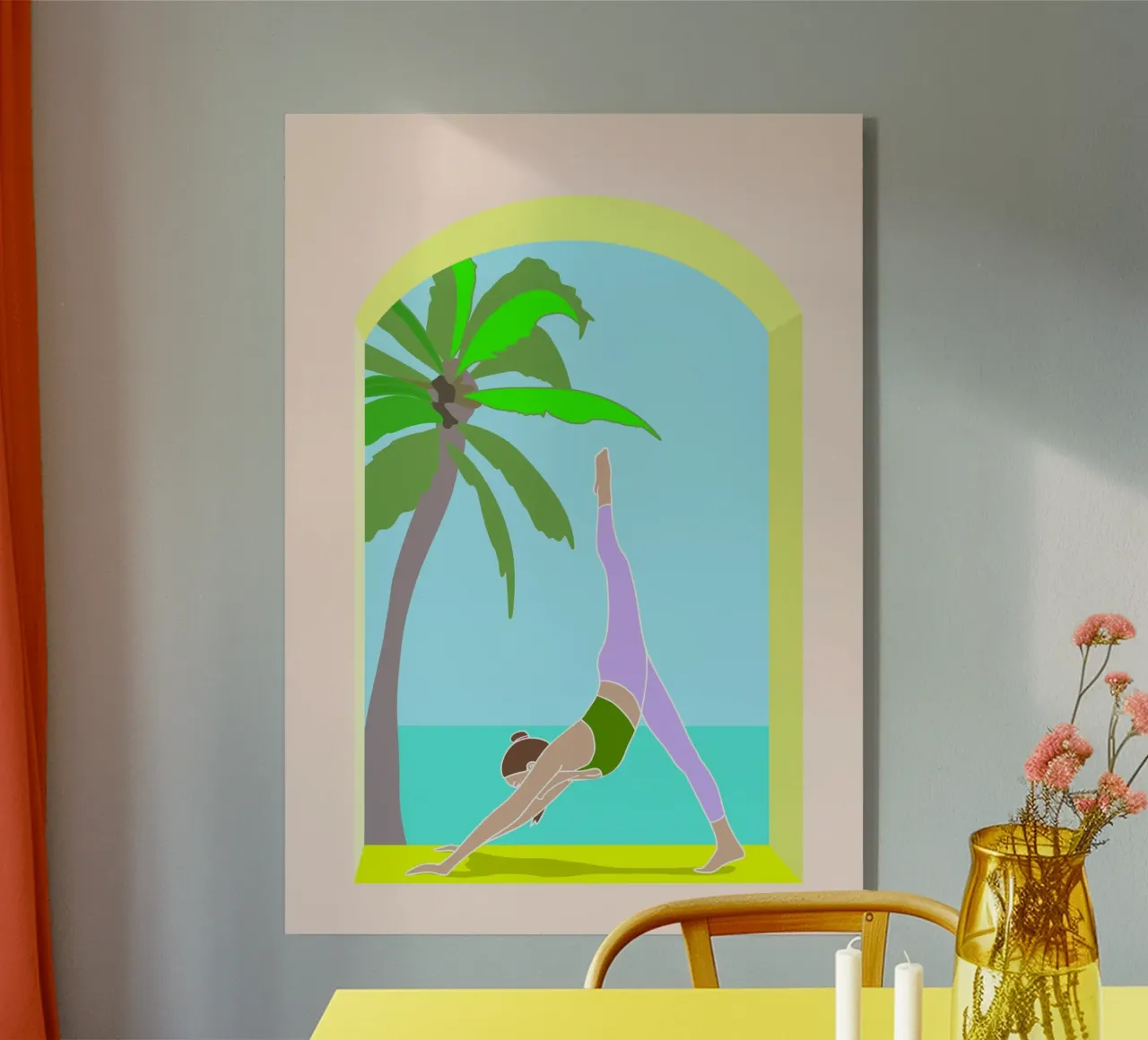 Yoga 2 acrylic glass by Limo und Mo