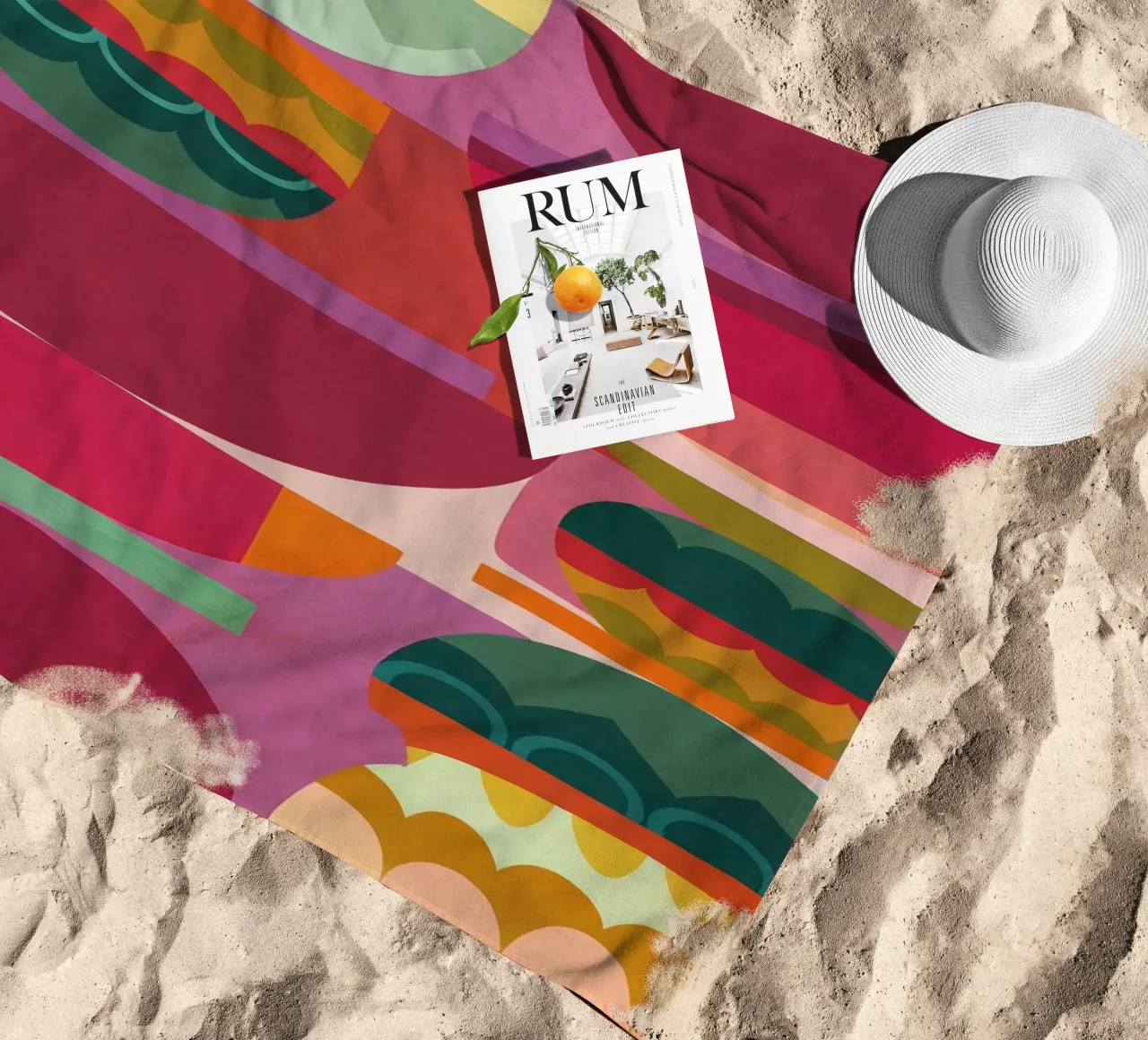 Forma e colore III telo mare da M.A.Z.U.N.