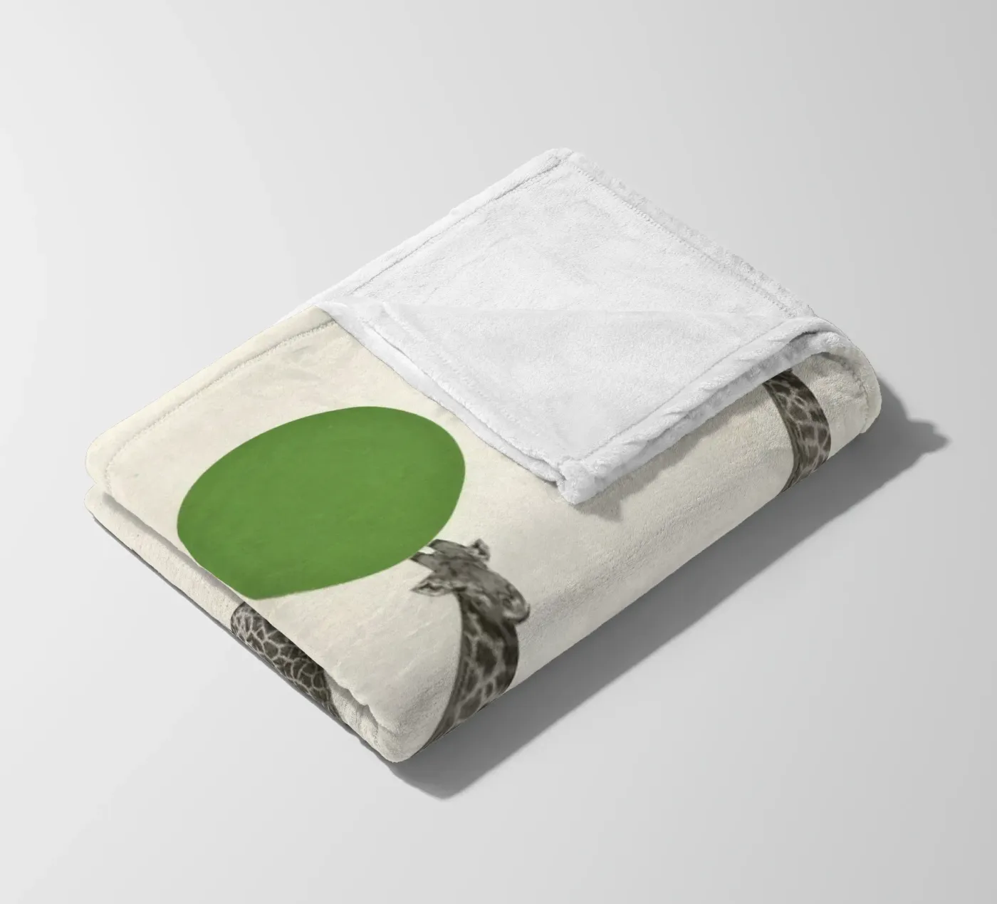 Balancing Act fleece blanket by Cassia Beck Collage