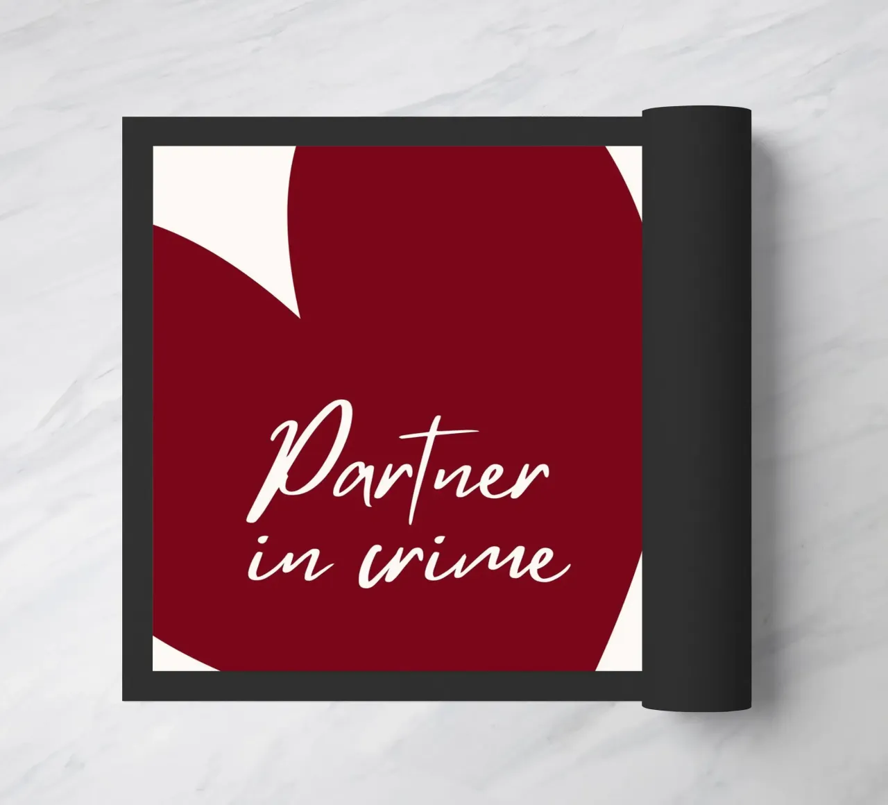 Partner in crime doormat by Poppya