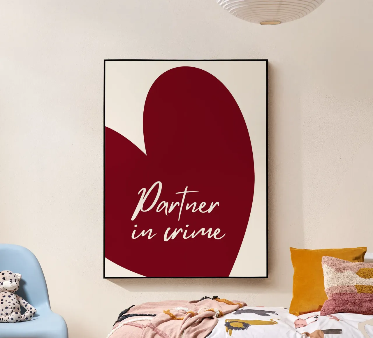 Partner in crime Acryl-Glas von Poppya