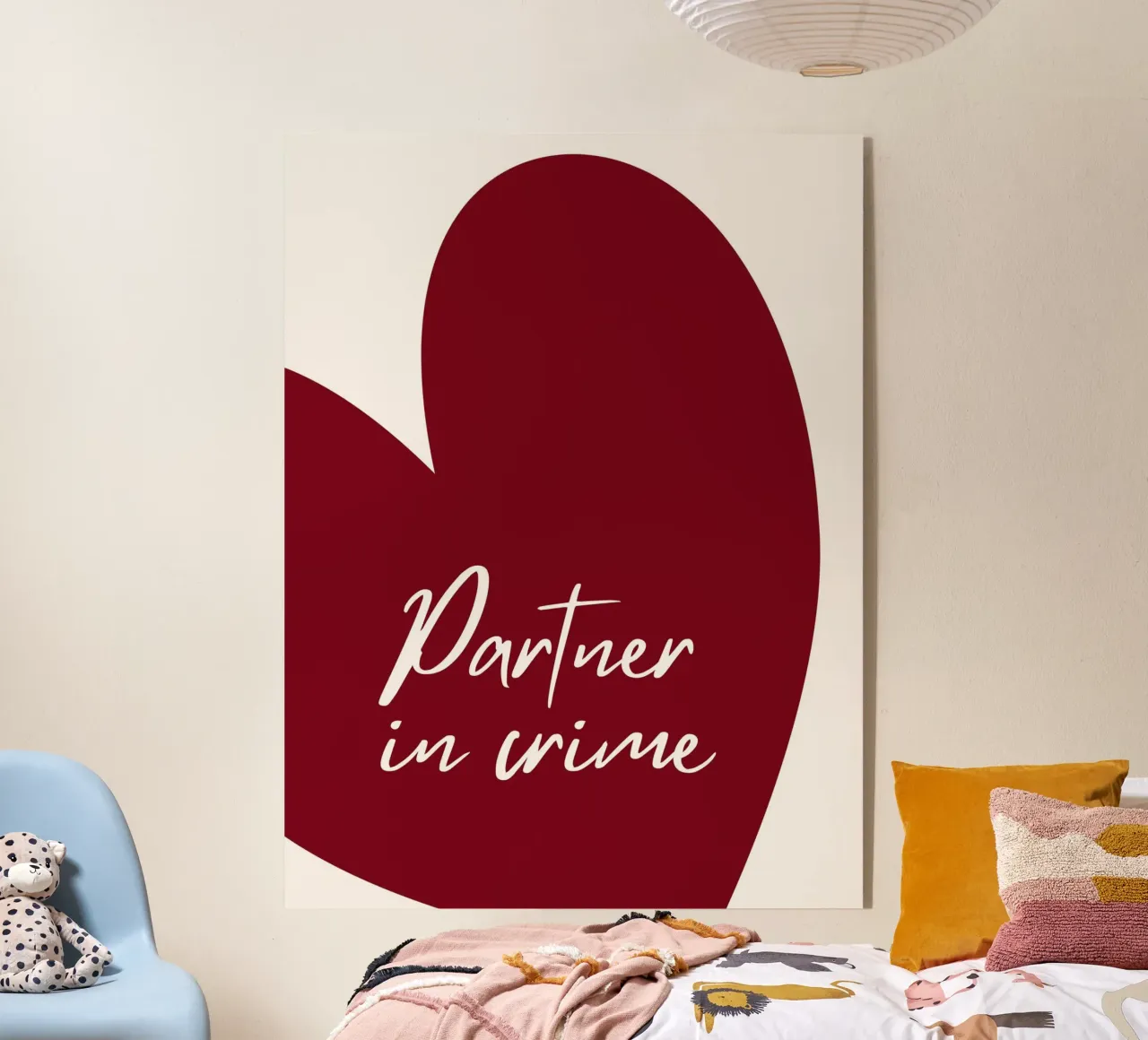 Partner in crime Acryl-Glas von Poppya