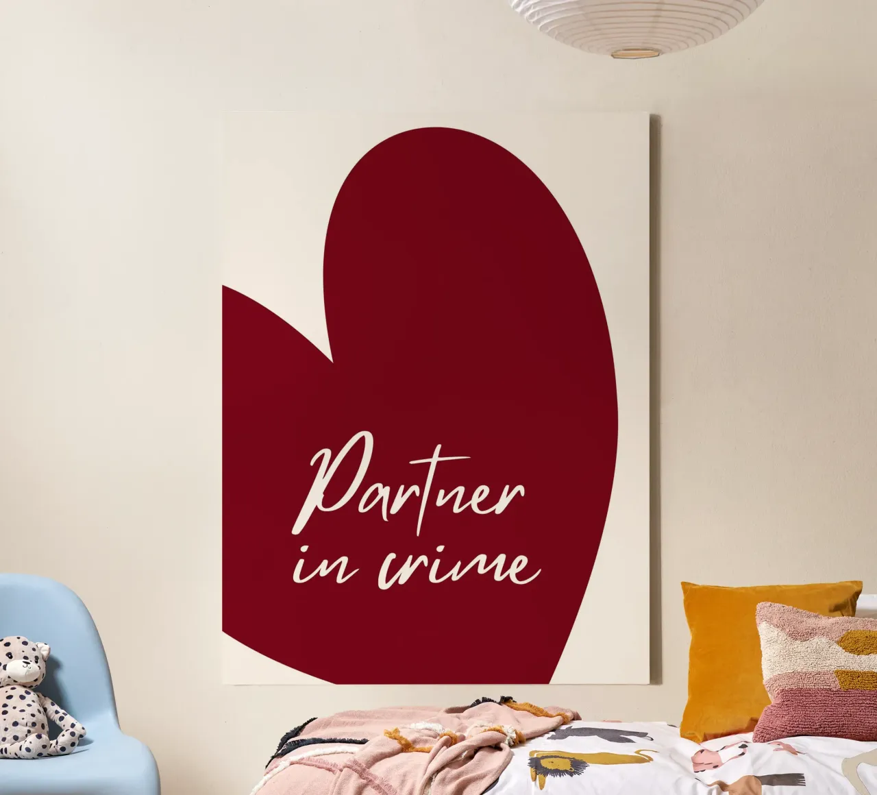 Komplize Leinwand von Poppya