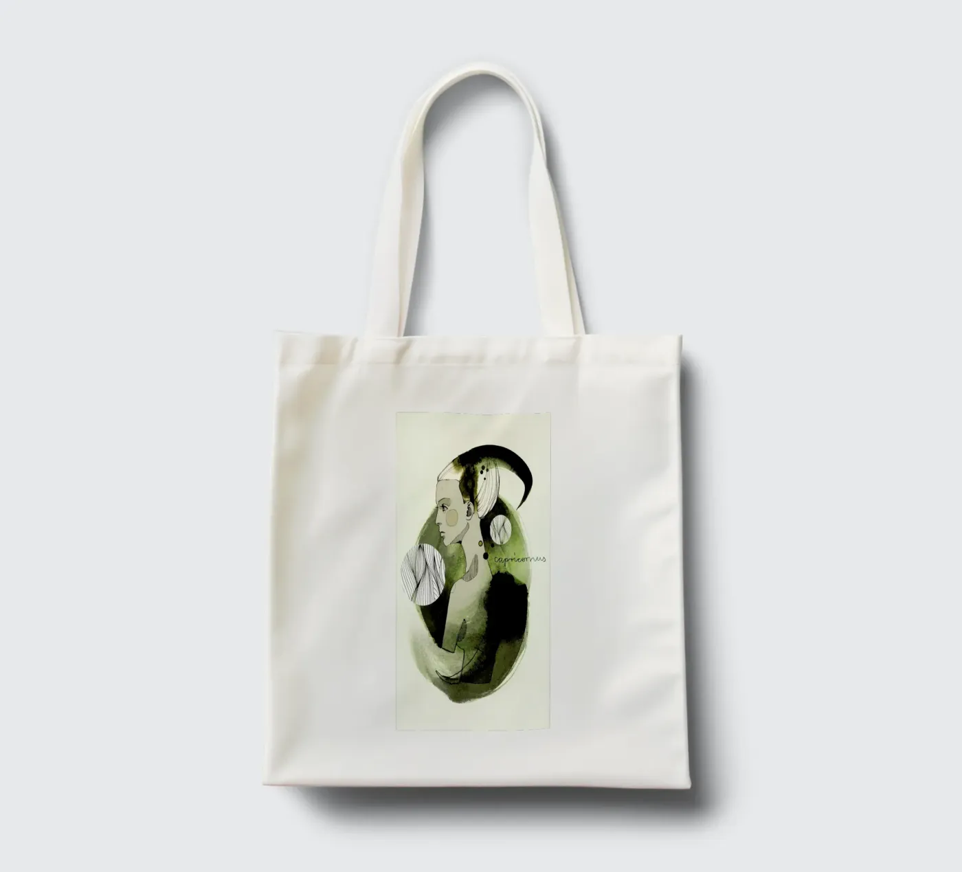 Steinbock tote bag by Ekaterina Koroleva