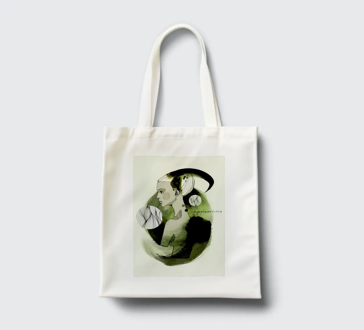 Steinbock borsa in juta da Ekaterina Koroleva