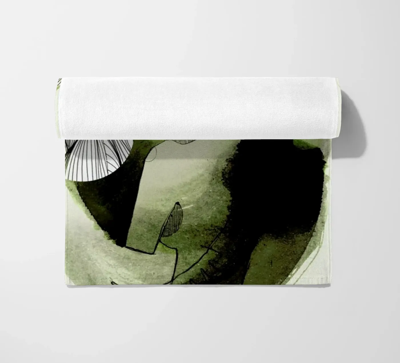 Steinbock strandhanddoek van Ekaterina Koroleva