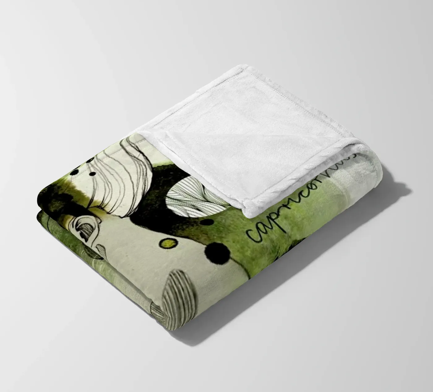 Steinbock plaid polaire de Ekaterina Koroleva