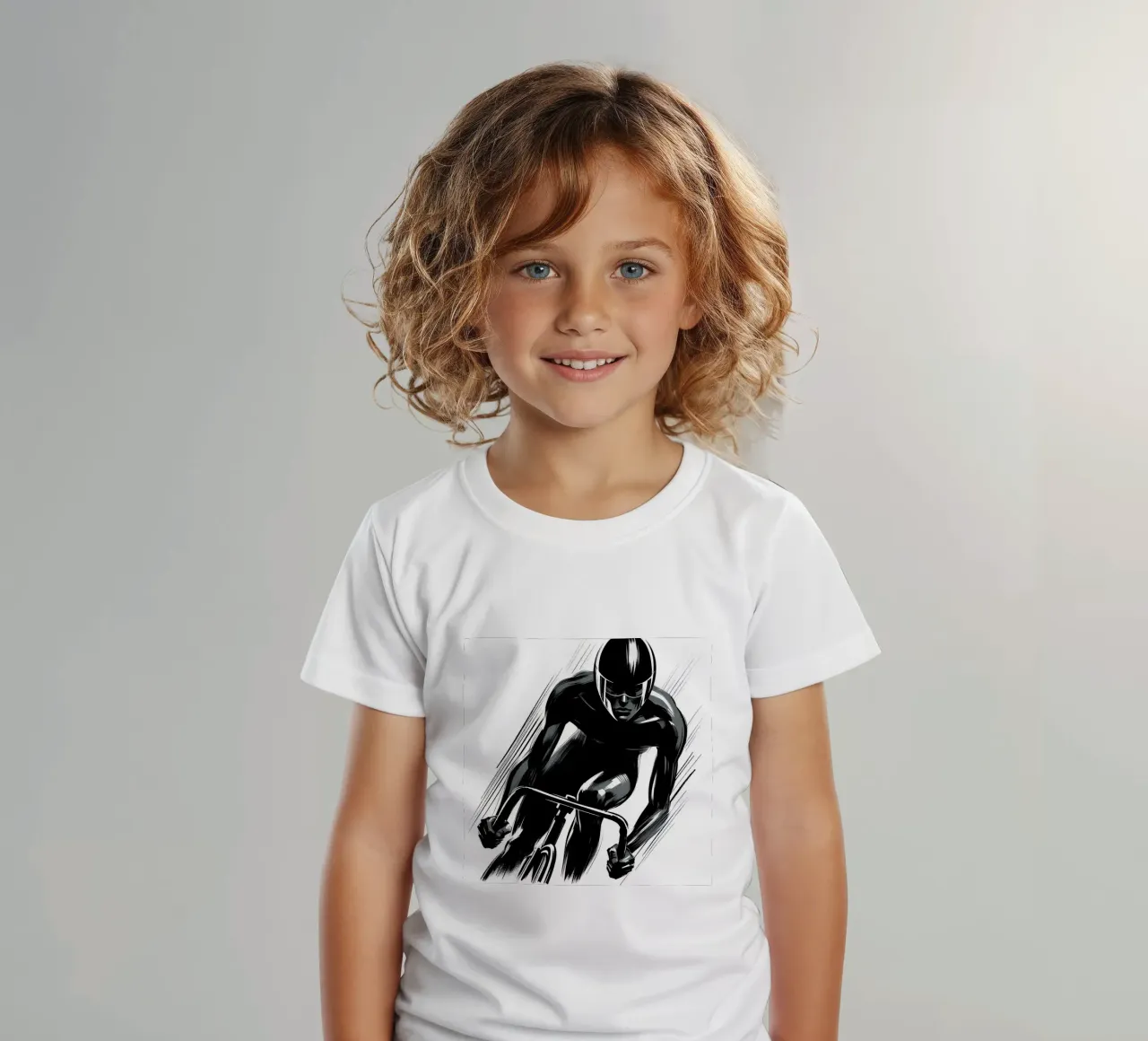 BIKE RACE kids t-shirt by ARTOMATIC
