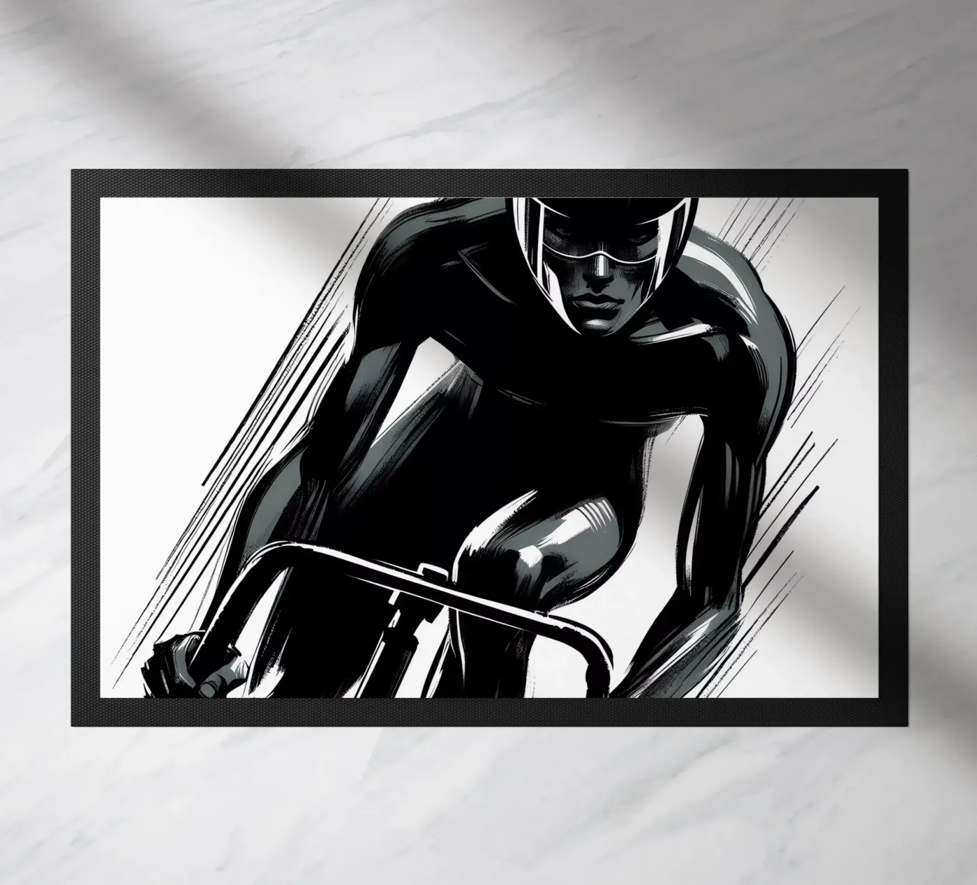 FIETSRACES deurmat van ARTOMATIC