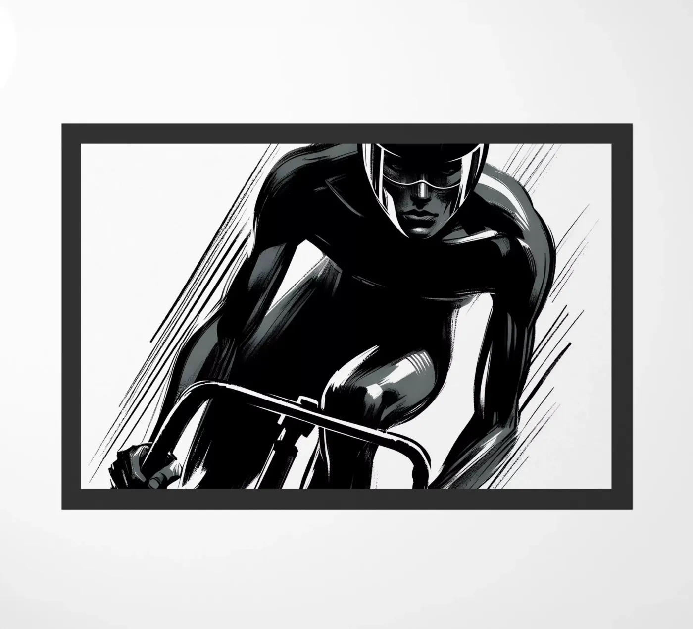 FIETSRACES deurmat van ARTOMATIC