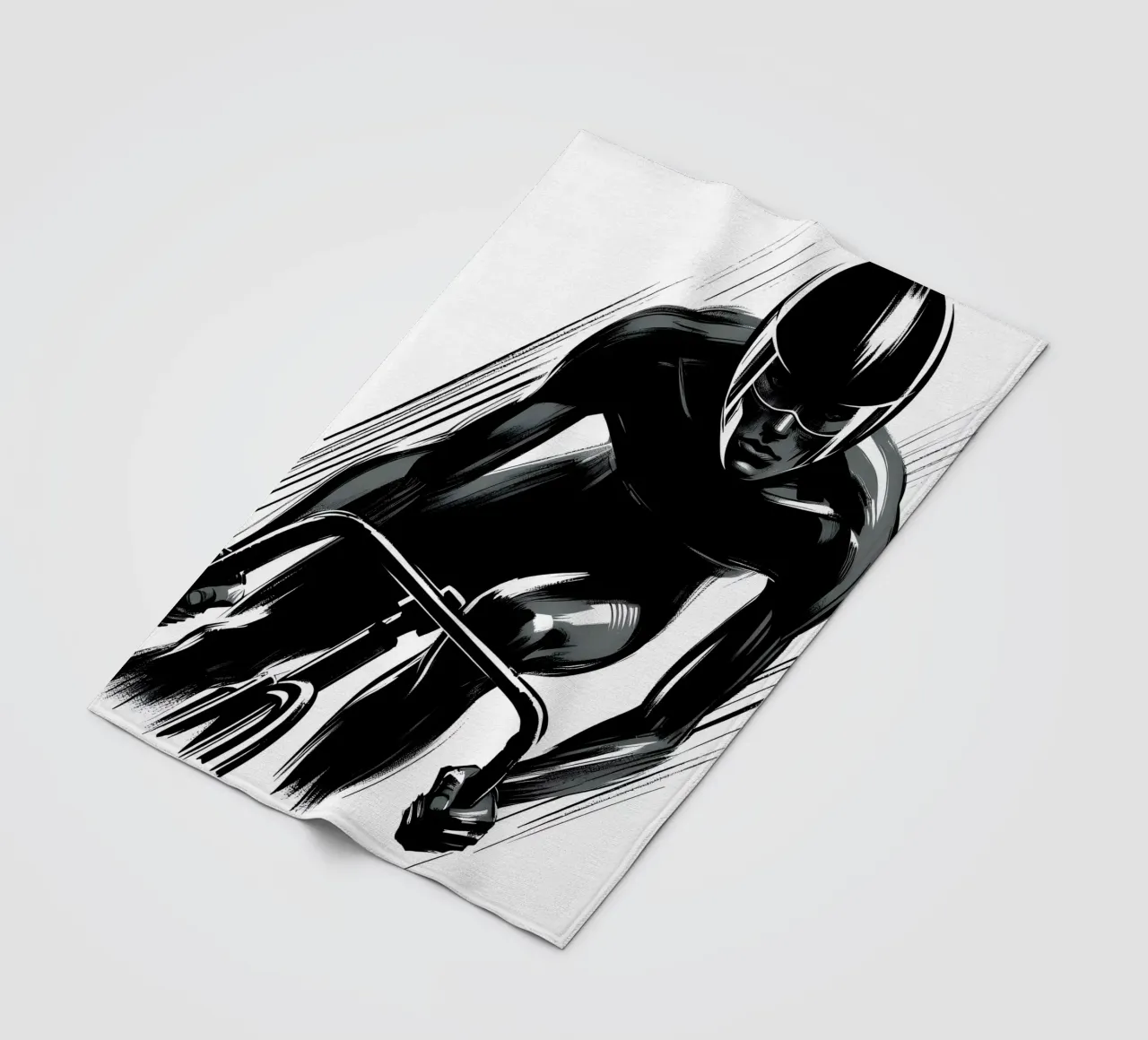 BIKE RACE fleece blanket by ARTOMATIC