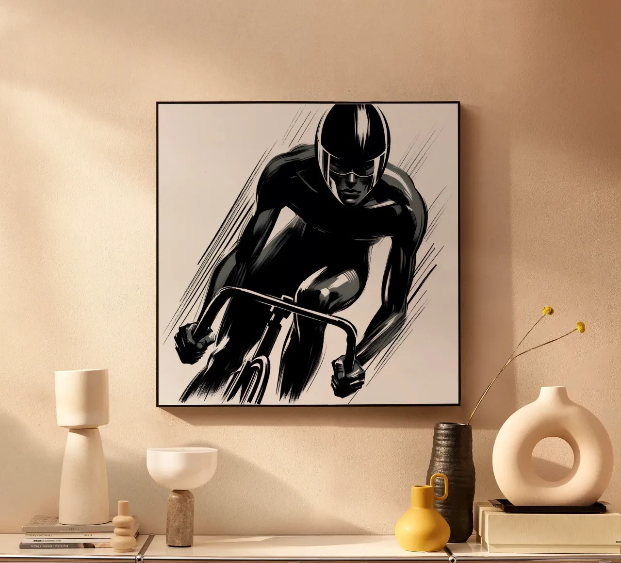 BIKE RACE Acryl-Glas von ARTOMATIC
