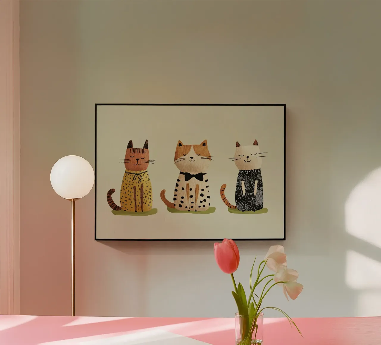 Equipaggio Cats plexiglass da Little Art Lab