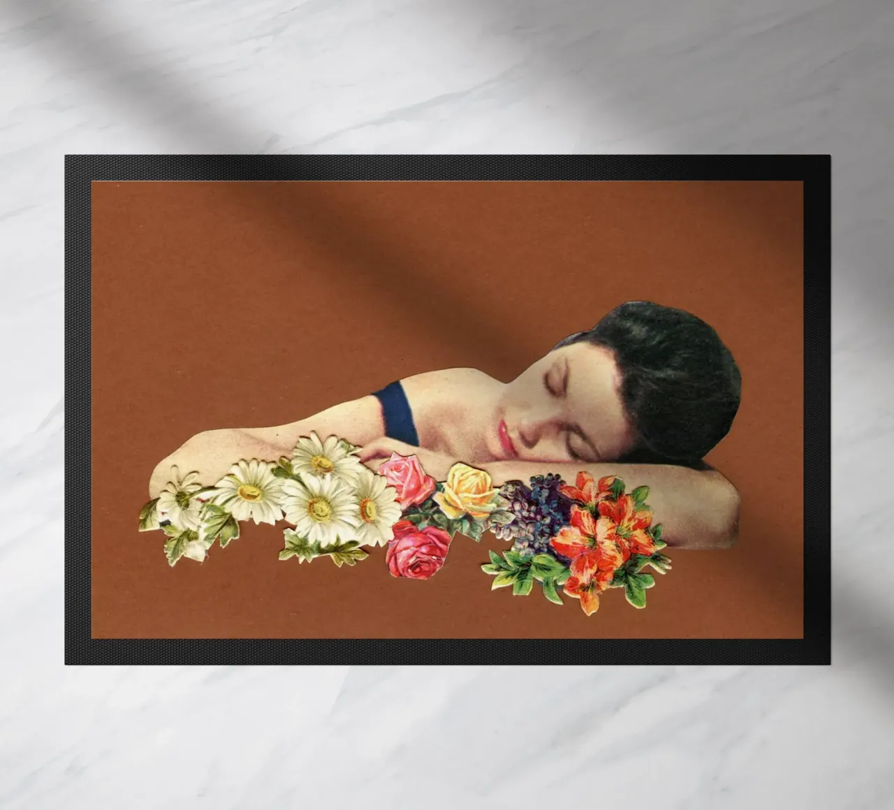 Remember Summer doormat by Cassia Beck Collage