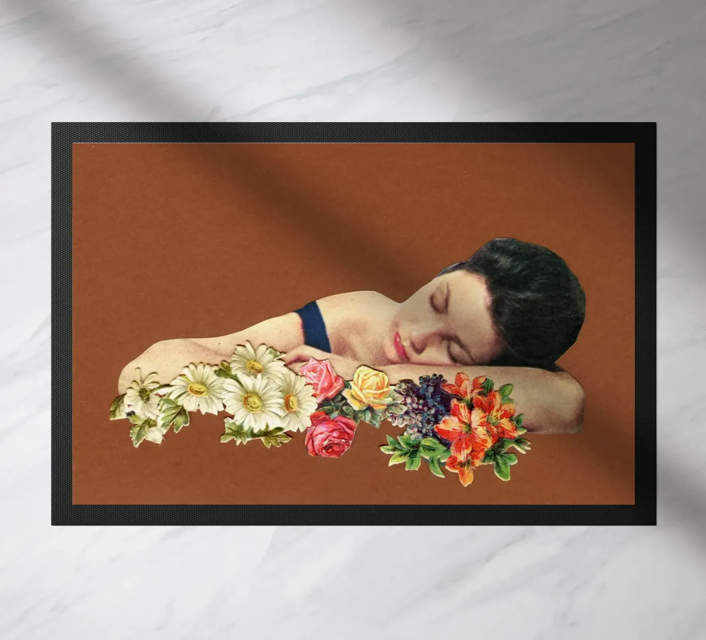 Remember Summer paillasson de Cassia Beck Collage